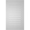 Ekena Millwork Vertical Surface Mount PVC Gable Vent: Functional, w/ 3-1/2"W x 1"P Standard Frame, 22"W x 36"H GVPVE22X3601SF - alternate 2